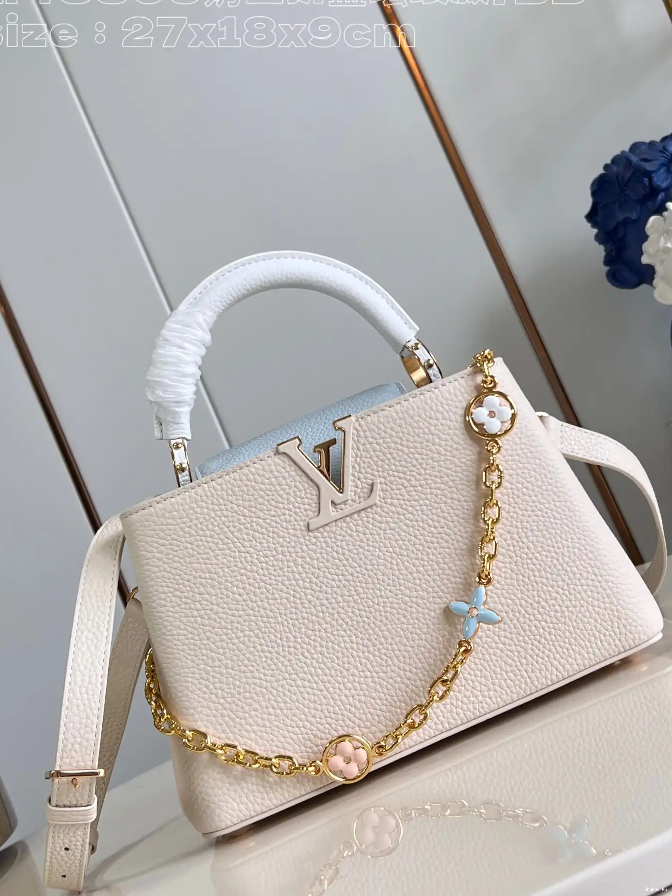 VUITTON BB-27*18*9CM CAPUCINES LOUIS 0627